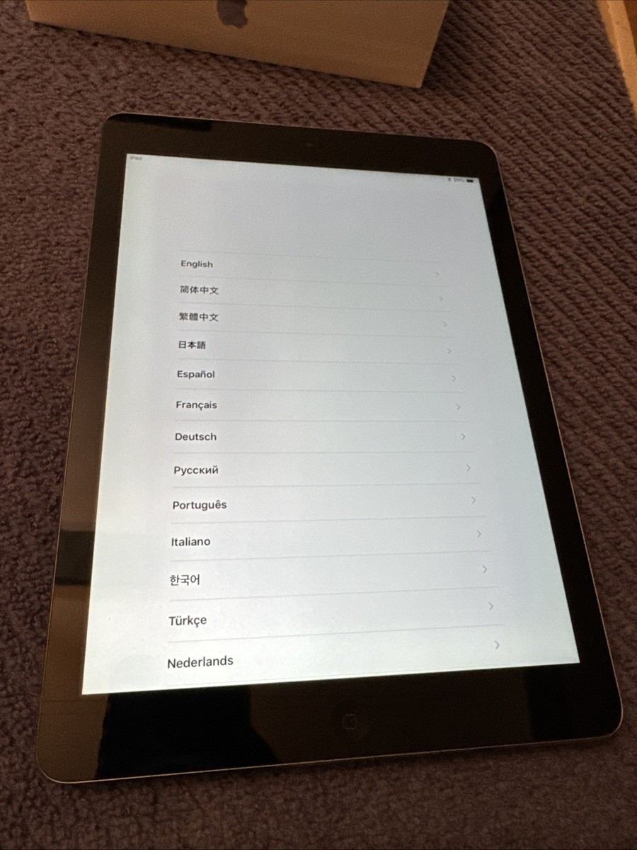 Apple iPad Air A1474 128 GB, Wi-Fi + 4G, 9.7 in - Space Gray