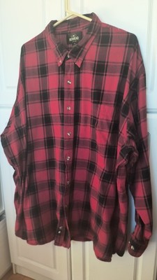 Red Head Mens   Classic Fit Long Sleeve Collared Button-Up Shirt- 4X (R3