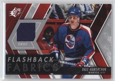 2014-15 SPx Flashback Fabrics Dale Hawerchuk #220 HOF 2u9