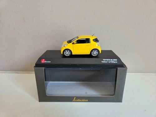 Kyosho J-Collection 1/43 Toyota iQ - Yellow - 2009 - JC60001YL