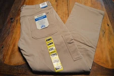 Key Polar King Flex Fleece Lined Pants Khaki Men's 36 X32,New W/ Tags