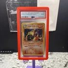 1997 Pokemon Japanese Team Rocket Dark Charizard Holo #6 PSA 2  (W/Red Bumper)