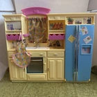 Mattel Barbie Kitchen Set Decor Collection Mattel Color Yellow Rare VTG 2002