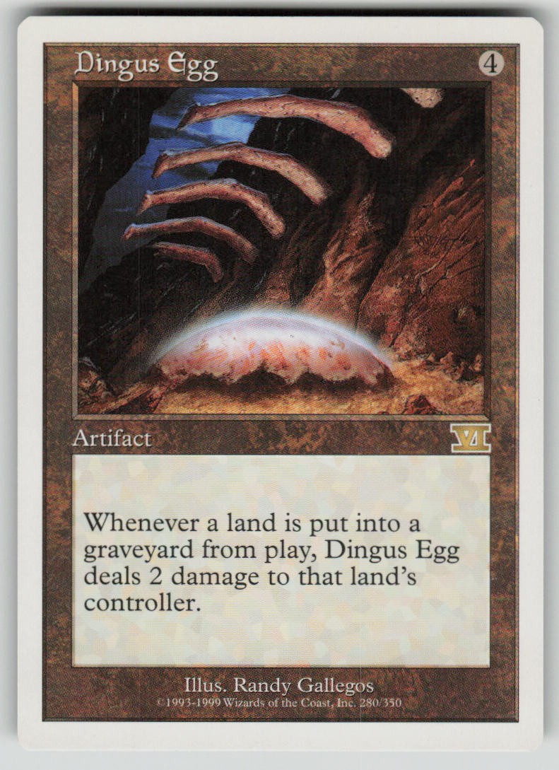 Dingus Egg 280 R Classic Sixth Edition Magic: The Gathering