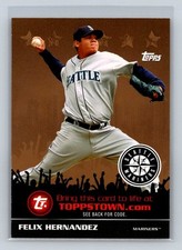 2009 Topps Updates & Highlights #FCTTT53 Felix Hernandez ToppsTown Gold C51