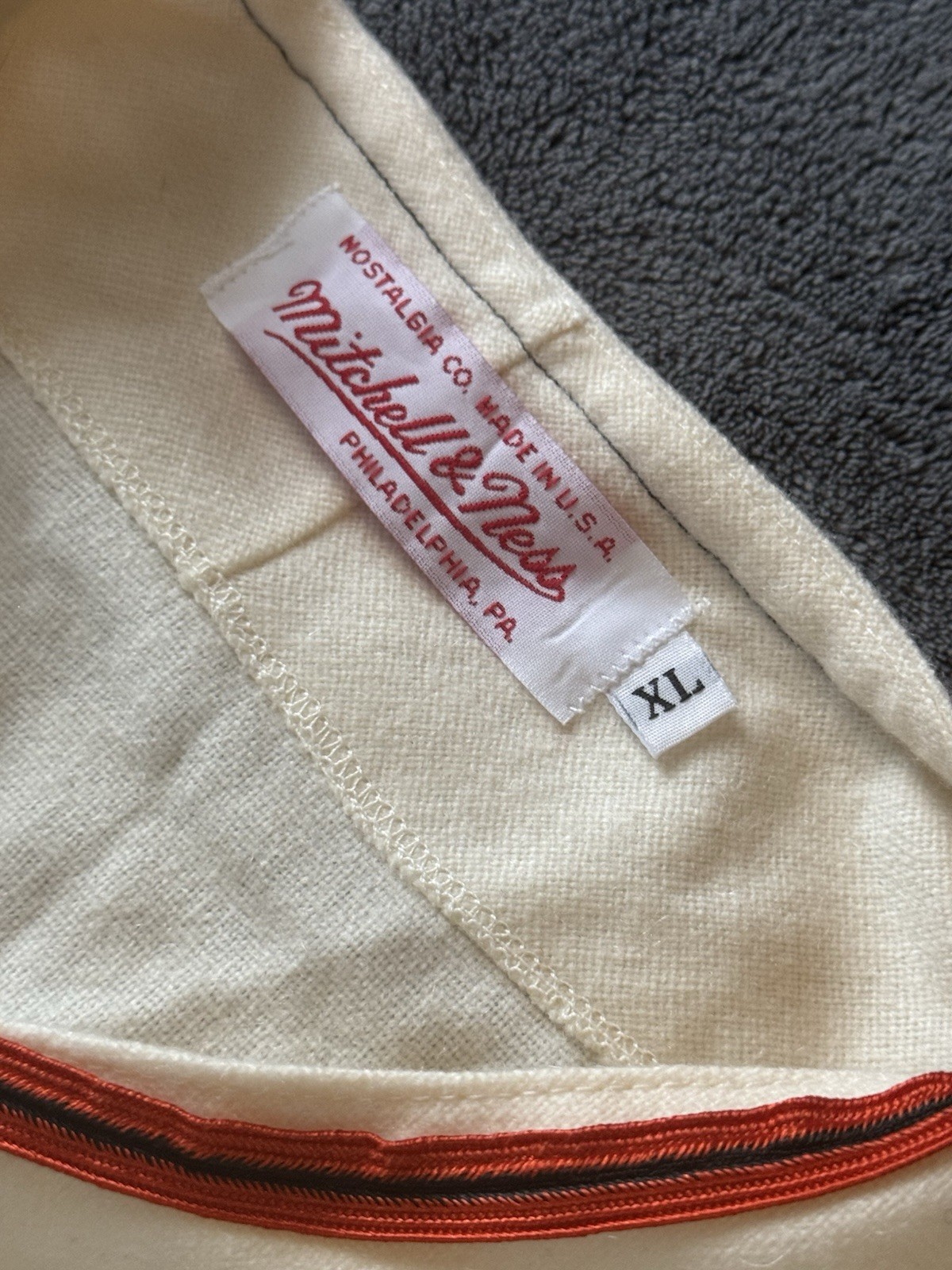 Willie Mays Giants Authentic Mitchell & Ness Jersey Size XL From Willie's Estate - image 2