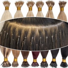 Mini Thick Nano Ring Remy Human Hair Extensions Nano Bead Loop Hair Thick 1G/S