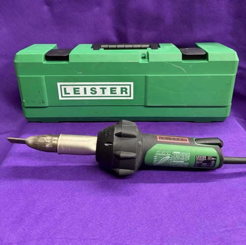💥EXCELLENT💥LEISTER TRIAC ST HEAT GUN HOT AIR TOOL 141.228  w/CASE 💥TESTED💥