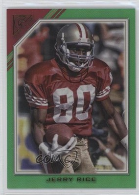2023 Composite Topps Gallery Green Rainbow Foilboard 31/250 Jerry Rice HOF 0m1w