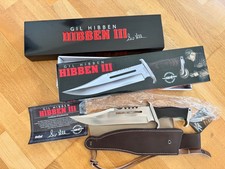 Gil Hibben III Bowie Knife orig.-Filml&auml;nge USC3599 Rambo 3 Zertifikat Full Set