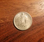 1917-D Type 1 Standing Liberty Quarter - Full Head RIVETS ON SHEILD Perfect Toes