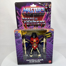 Masters of the Universe x Transformers Starscream Armor Scare Glow Figure MOTU