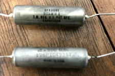 NOS - Lo of 2 Sprague 196P10493S2 Vitamin Q Capacitor .1 uf  300 DC  #102
