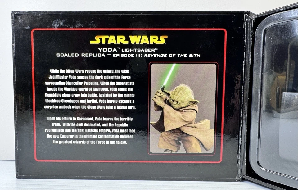 Réplicas maestras de Star Wars SW-317 YODA sable de luz réplica a escala .45 EP. III SW08 Foto 4 de 4