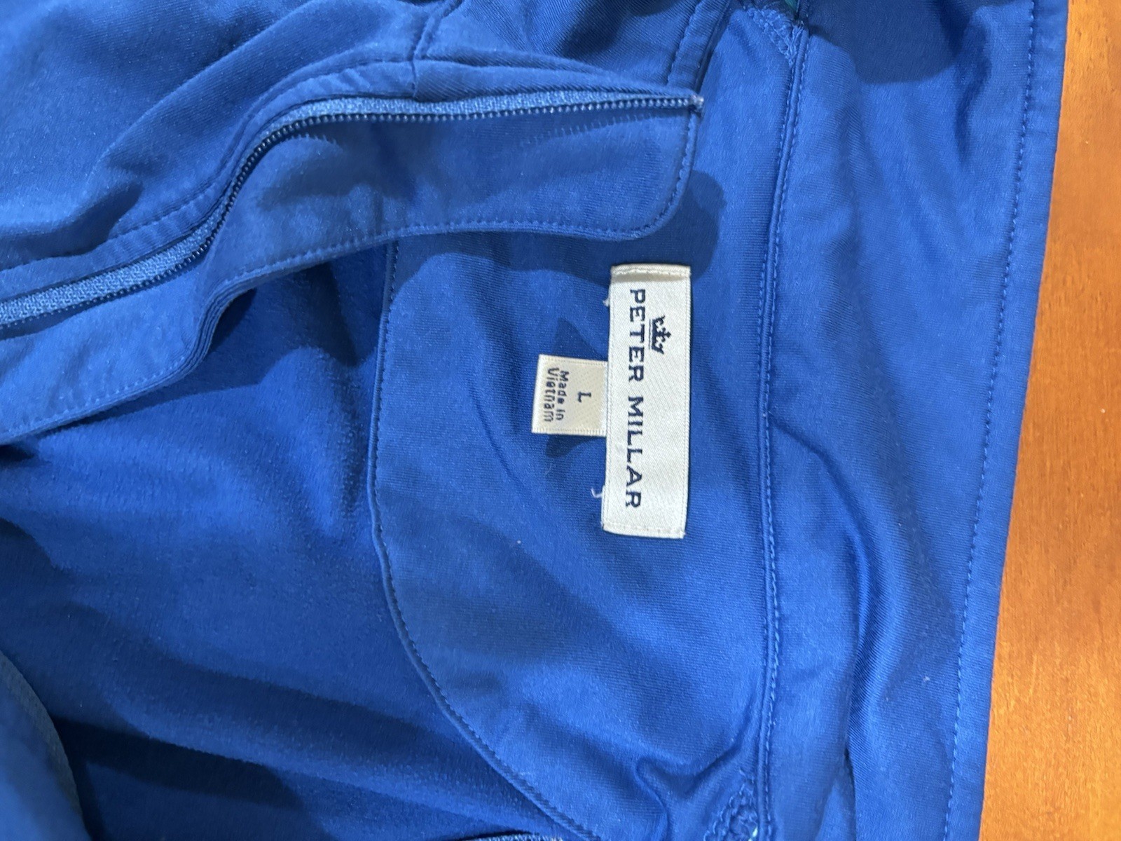 Mens Peter Millar 1/4zip Pullover Large - image 3