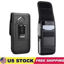 Phone Holster For iPhone 17 16 16E 15 14 13 Pro Max Belt Clip Pouch Nylon Case