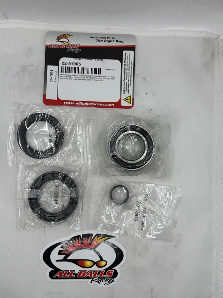 All Balls - 25-1005 - Wheel Bearing and Seal Kit HONDA TRX400 FOREMAN TRX650 Foto 2 de 2