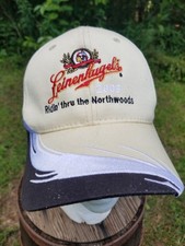 Leinenkugals Beer Hat 2009 Ridin  Thru Northwoods Wisconsin Cap Flame Promo Hat