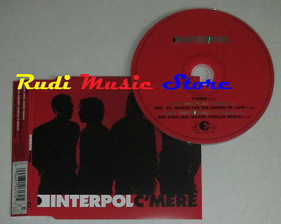 CD Singolo INTERPOL C'mere 2005 eu COPY CONTROLLED EMI 0946 31261725 (S34)mc dvd