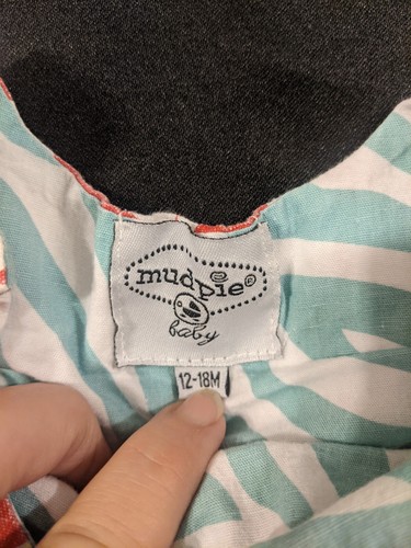 Mud Pie Monkey Romper 12-18 Months - Picture 3 of 4