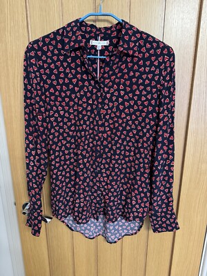 Tommy Hilfiger Red And Blue Heart Shirt UK