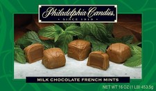 Philadelphia Candies French Mint Meltaway Truffles, Milk Chocolate 1 Pound Gift