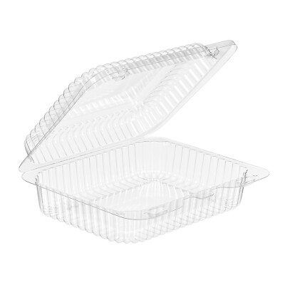 Inline Plastics SLP26 (Clamshell, featuring a barlock, 34oz, rectangular)