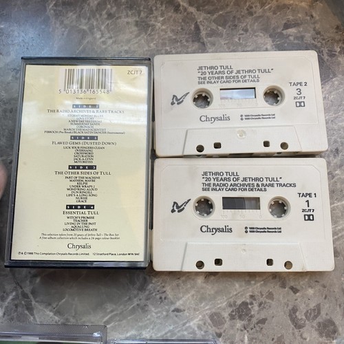 Original UK Double Compilation Cassette, 20 Years Of Jethro Tull by Jethro Tull - Picture 2 of 2