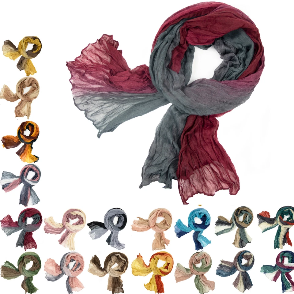 Glamexx24 Sciarpa Donna Colorata per Autunno Somme in Molte Varianti Sciarpa Indossabile