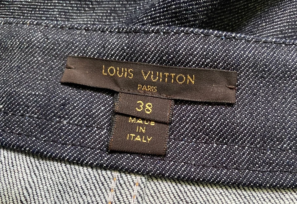 AUT. Saia jeans LOUIS VUITTON / tamanho 38 FR, RRP 1200 $ - Imagem 3 de 4