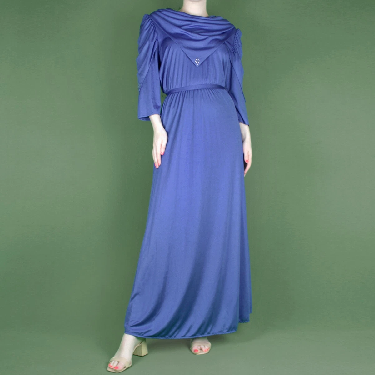 Maxi dress clearance with matching scarf