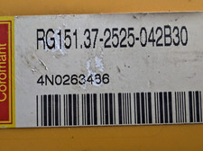 RG151.37-2525-042B30 mit 10 Platten N151.3-300-30-4G 4125 zum Axialeinstechen