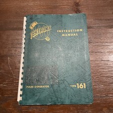Tektronix Type 161 Pulse Generator Instruction Manual