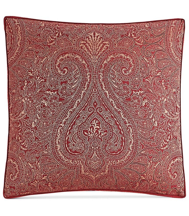 Hotel Collection Classic Regal Paisley  1 Euro Pillow Sham New MSRP $150