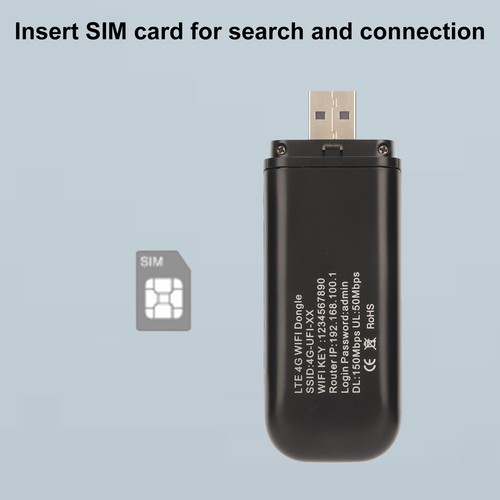 4G LTE Modem Wireless Router USB Mobile Broadband WIFI Personal Hotspot - Picture 5 of 14