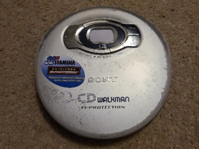 Sony CD Walkman Player Portable G-protection Model D-EJ615 Parts Or Repair