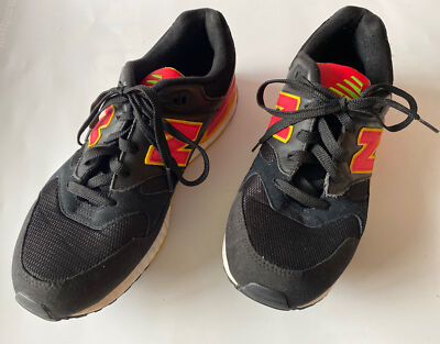 Mens size 12 New Balance M530PIN 530 Encap Black Red Sneaker Shoes Suede 