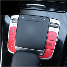 Car Center Console Mouse Media Button Cover For Mercedes Benz A B CLA GLE GLB