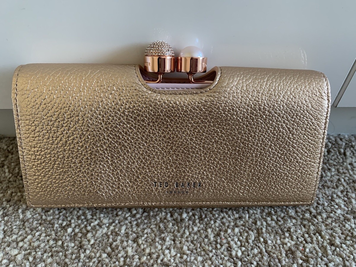 BN Ted Baker Textured Bobble Marinee Purse without Tags, Rose Gold