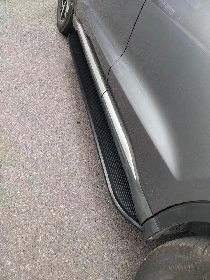 Tabla de correr totalmente negra apta para Nissan Pathfinder 2022-2024 Side Step Nerf Bar Foto 2 de 4
