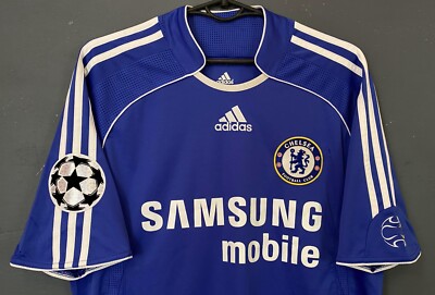 MENS FC CHELSEA 2006/2008 UEFA SHEVCHENKO #7 SOCCER FOOTBALL SHIRT