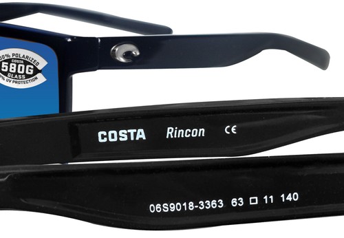 Gafas de sol Costa Del Mar Rincón 580 lentes de vidrio polarizado todos los colores NUEVAS - Imagen 9 de 44