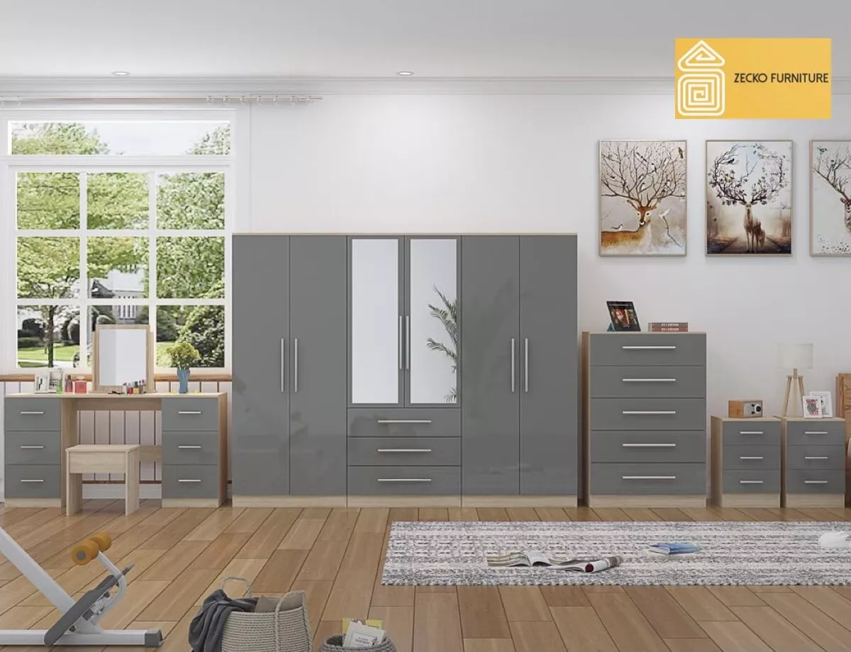 Two door wardrobe with dressing deals table