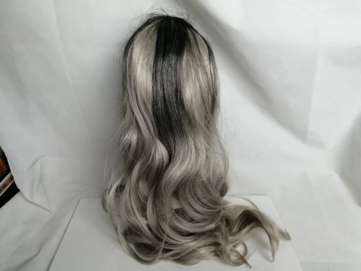 Long grey wig clearance ebay