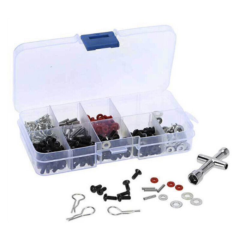 270PCS Special Repair Tool Wrench & Screws Box Set DIY Kit for 1/10 HSP RC Car