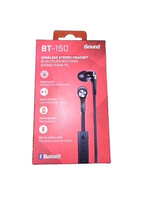 Isound Bt-150 Wireless Stereo Headset 