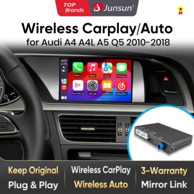 Für Audi A4 B8 A5 Q5 S5 2010-2018 Wireless Apple Carplay Android Auto Interface 