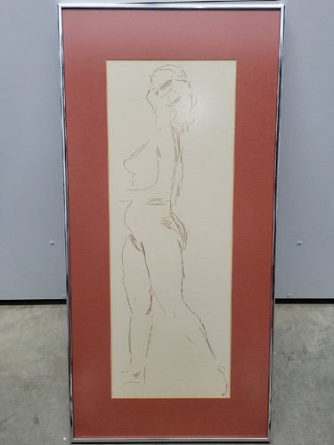 Vintage Nude Woman Sketch Original 1970s - Picture 2 of 24