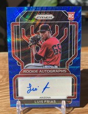 LUIS FRIAS 2022 Prizm Baseball Rookie Auto Blue Wave /50 ARIZONA DIAMONDBACKS