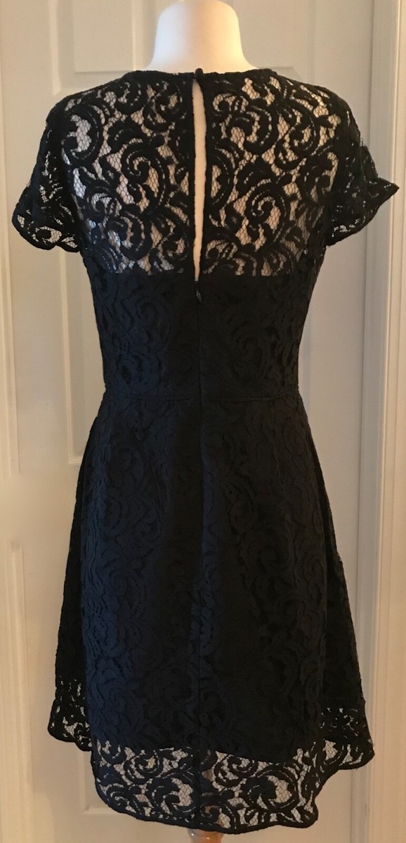 J.CREW ALISA DRESS IN LEAVERS LACE SIZE 6 BLACK C5466 $228 | eBay